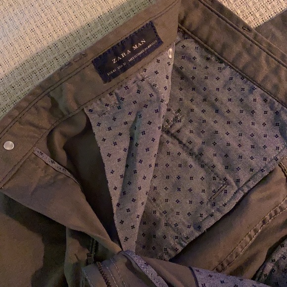 Men's Zara Man Light Grey Pants W32 x L34 - Picture 5 of 5